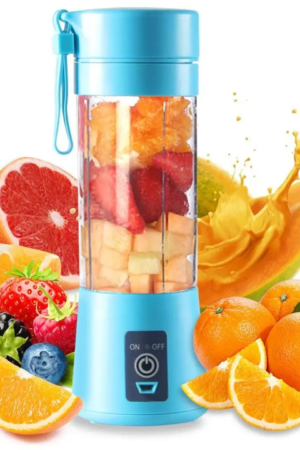 Portable 380ml Mini USB Blender Juicer Cup - Rechargeable Fruit Vegetable Mixer