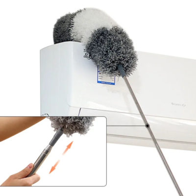Extendable Microfiber Fan Duster with Bendable Head