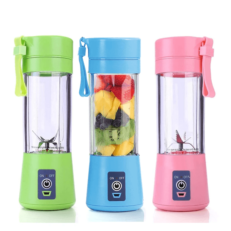 Portable USB Rechargeable Juicer Blender Cup – 6 Blades (380ml) - Image 3
