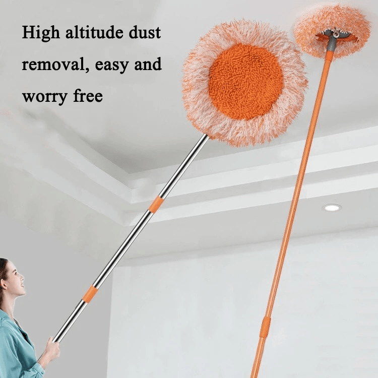 Rotating Sunflower Cleaning Mop with Adjustable Long Handle - Image 8