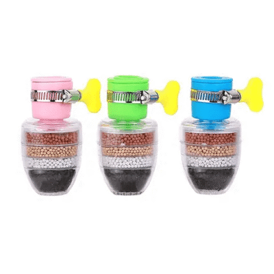 Mini Kitchen Faucet Water Filter - 6-Layer Tap Water Purifier Nozzle
