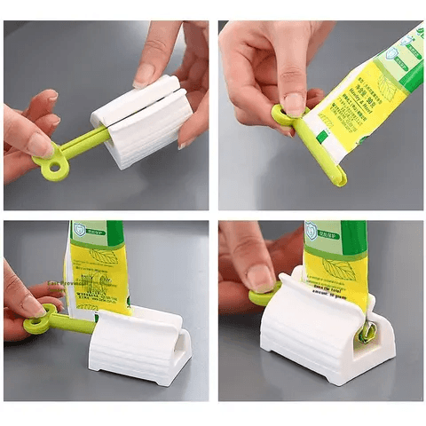 Rolling Tube Toothpaste Squeezer Dispenser & Stand Holder - Image 4