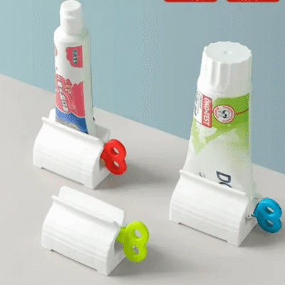 Rolling Tube Toothpaste Squeezer Dispenser & Stand Holder