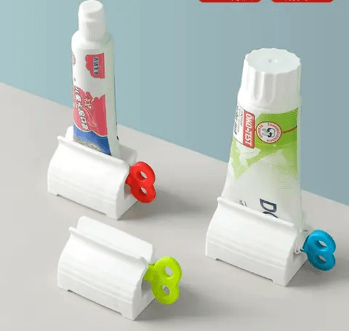 Rolling Tube Toothpaste Squeezer Dispenser & Stand Holder
