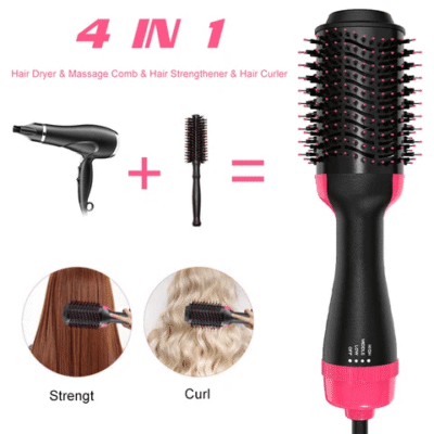 Caviii 3-in-1 Hot Air Brush & Hair Dryer Styler (1000W)