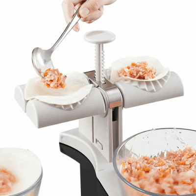 Double Head Automatic Dumpling Maker Machine – 2-in-1 Press Mold