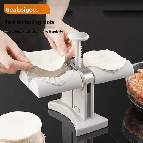 Double Head Automatic Dumpling Maker Machine – 2-in-1 Press Mold - Image 3