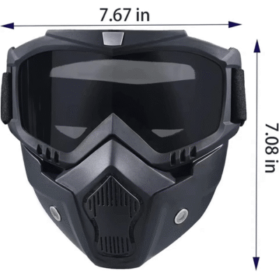 Motorcycle Goggles with Face Mask