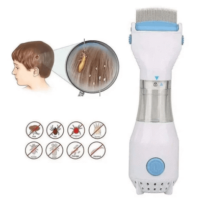 Electric Head Lice Vacuum Comb