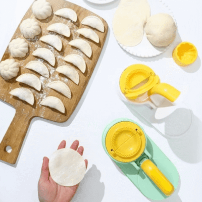2-in-1 Manual Dumpling & Samosa Maker Machine