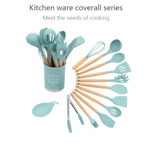 Silicone Spoon Jar Set (12 Pieces) - Image 6