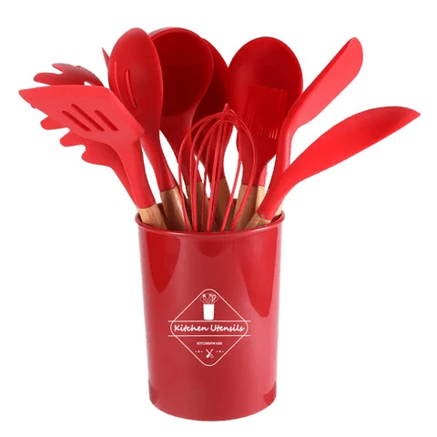 Silicone Spoon Jar Set (12 Pieces) - Image 3