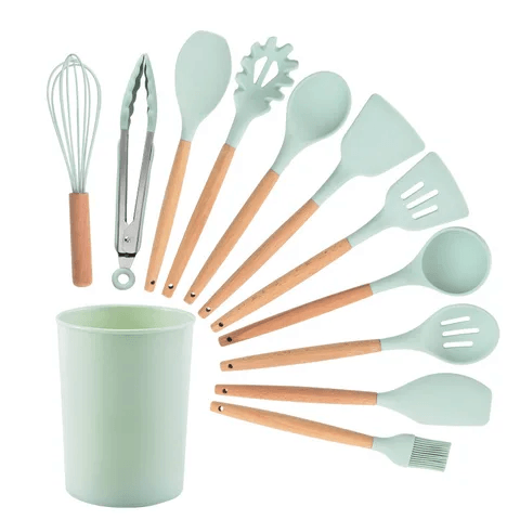 Silicone Spoon Jar Set (12 Pieces) - Image 4