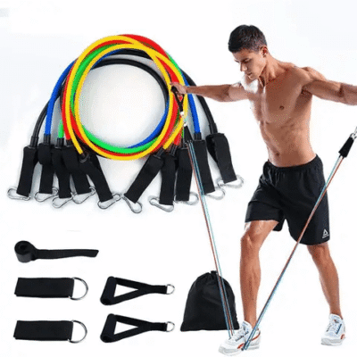 11 Pcs Resistance Band Set for Home Workout