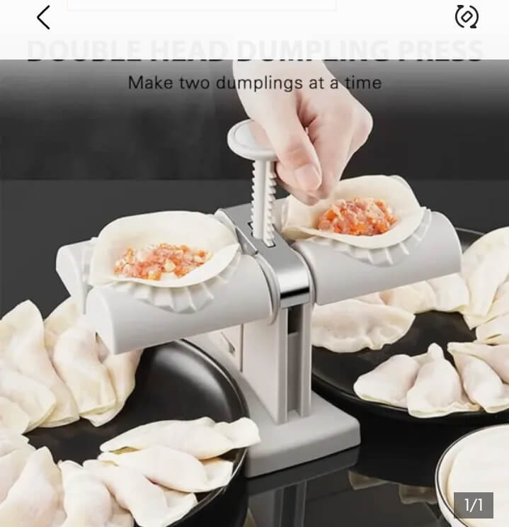 Double Head Automatic Dumpling Maker Machine – 2-in-1 Press Mold - Image 6